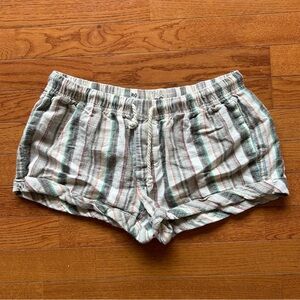 Aritzia TNA Striped Shorts